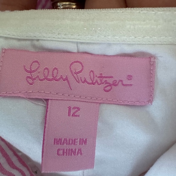 Lilly Pulitzer Pink Barbie Legally Blonde Soft girl Coquette Cotton Corset Dress - Picture 10 of 13